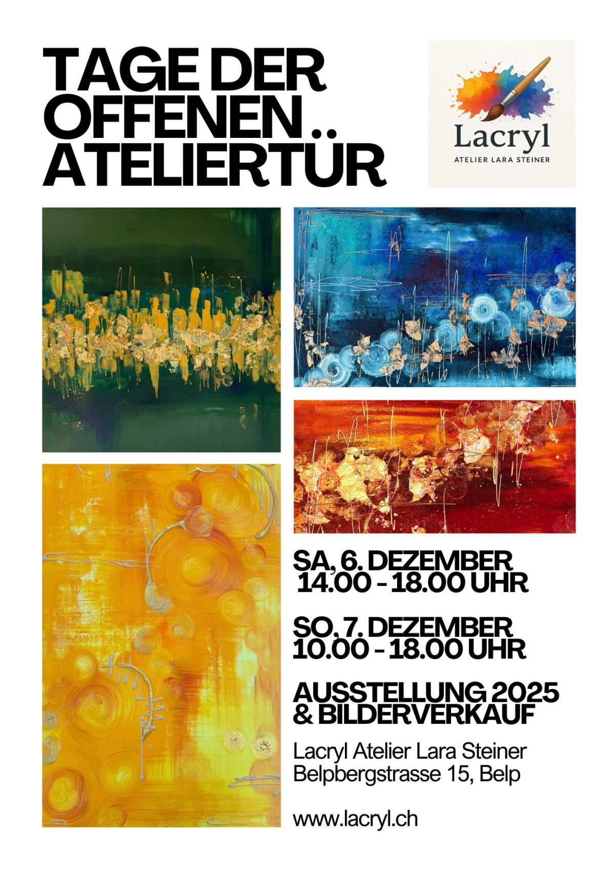 Tage der offenen Tür - Lacryl Atelier Lara Steiner