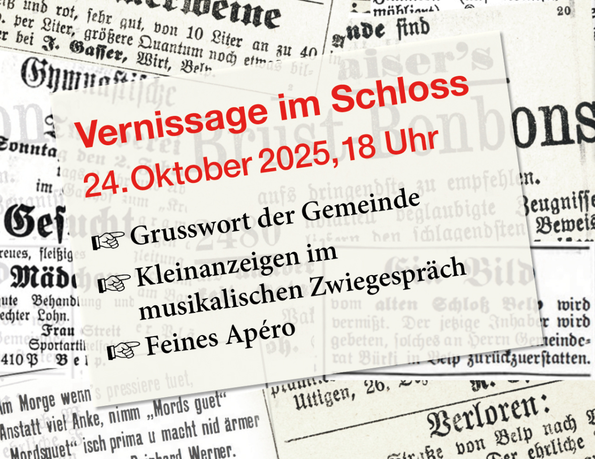 Saisoneröffnung und Vernissage