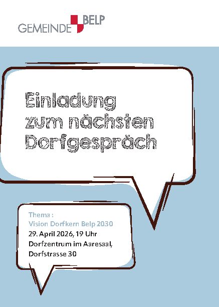 Flyer Dorfgespräch
