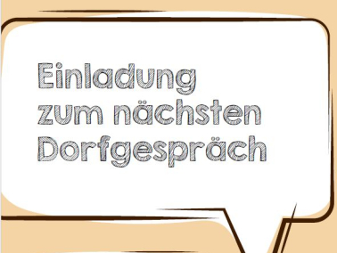 Ergebnisse aus dem Dorfgespräch vom 21. Oktober 2025