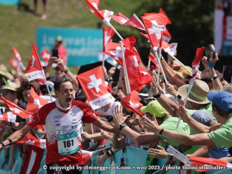 Matthias Kyburz, SUI, captured during the Middle Distance Final