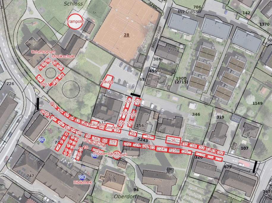 Standplan Jahrmarkt 2025