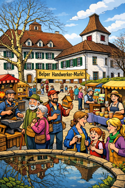 Belper Handwerker-Markt im Schloss