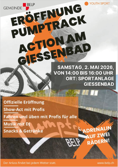 Wir feiern die Pumptrack-Eröffnung!
